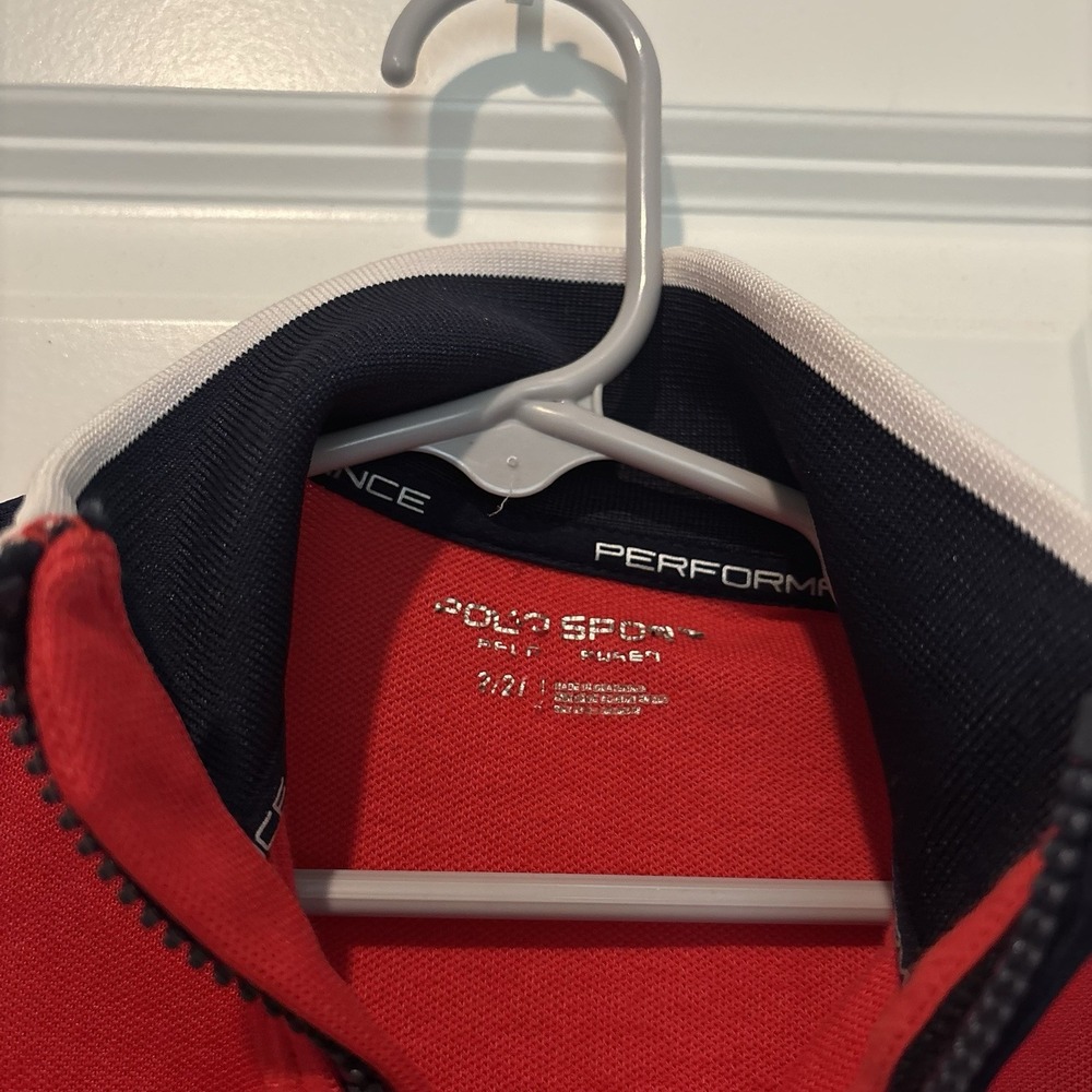 Polo Sport Ralph Lauren Performance Track Jacket Black White Zip Up 2T Toddler - Picture 4 of 6